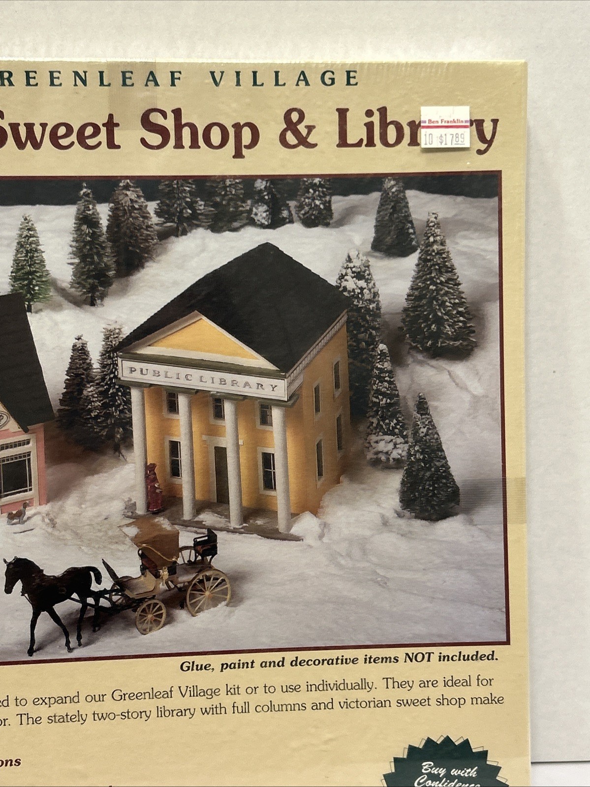 Greenleaf Village Sweet Shop & Library SEALED 1995