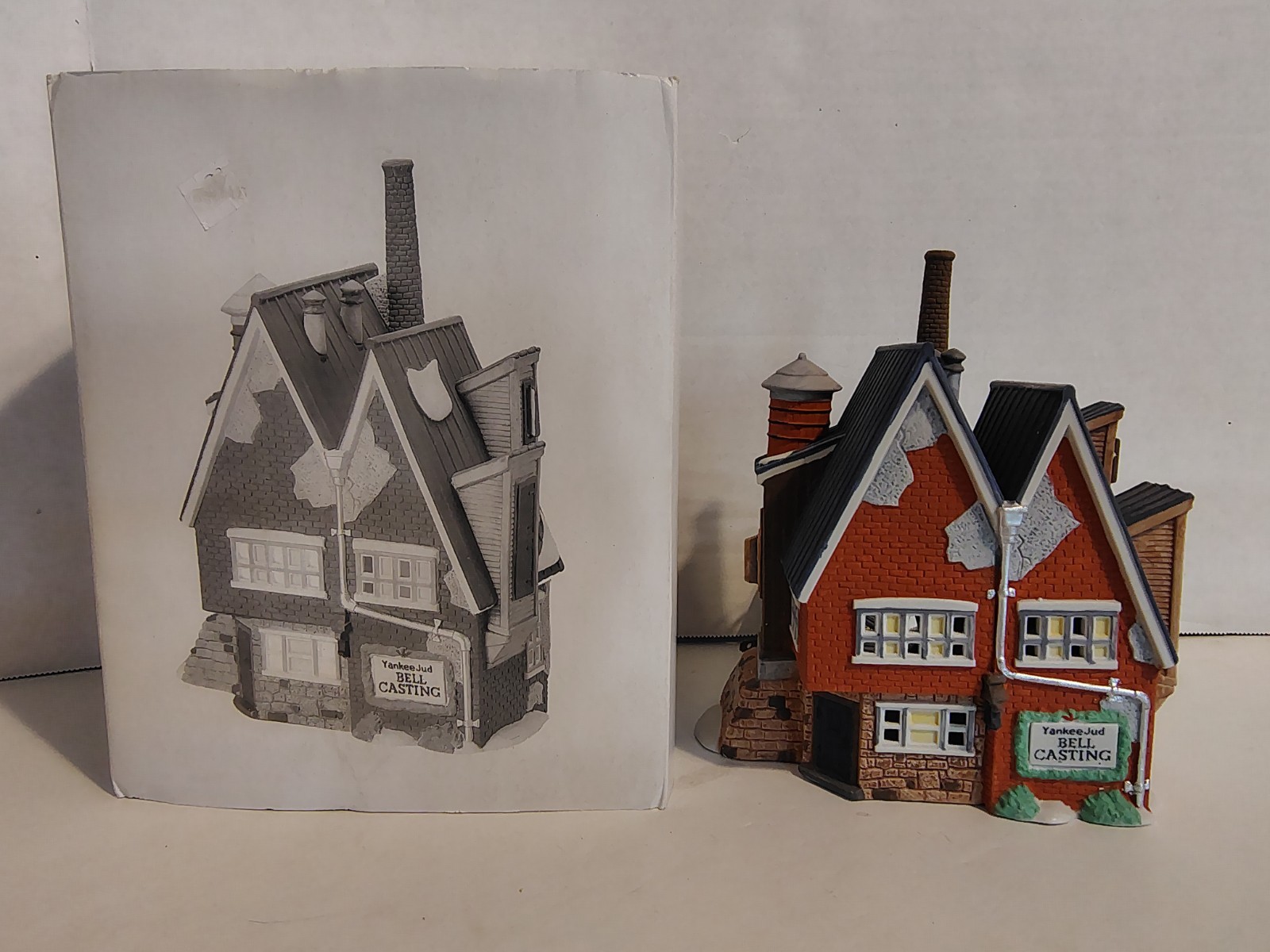 Dept 56 New England Village Yankee Jud Bell Casting Building Holiday Christmas
