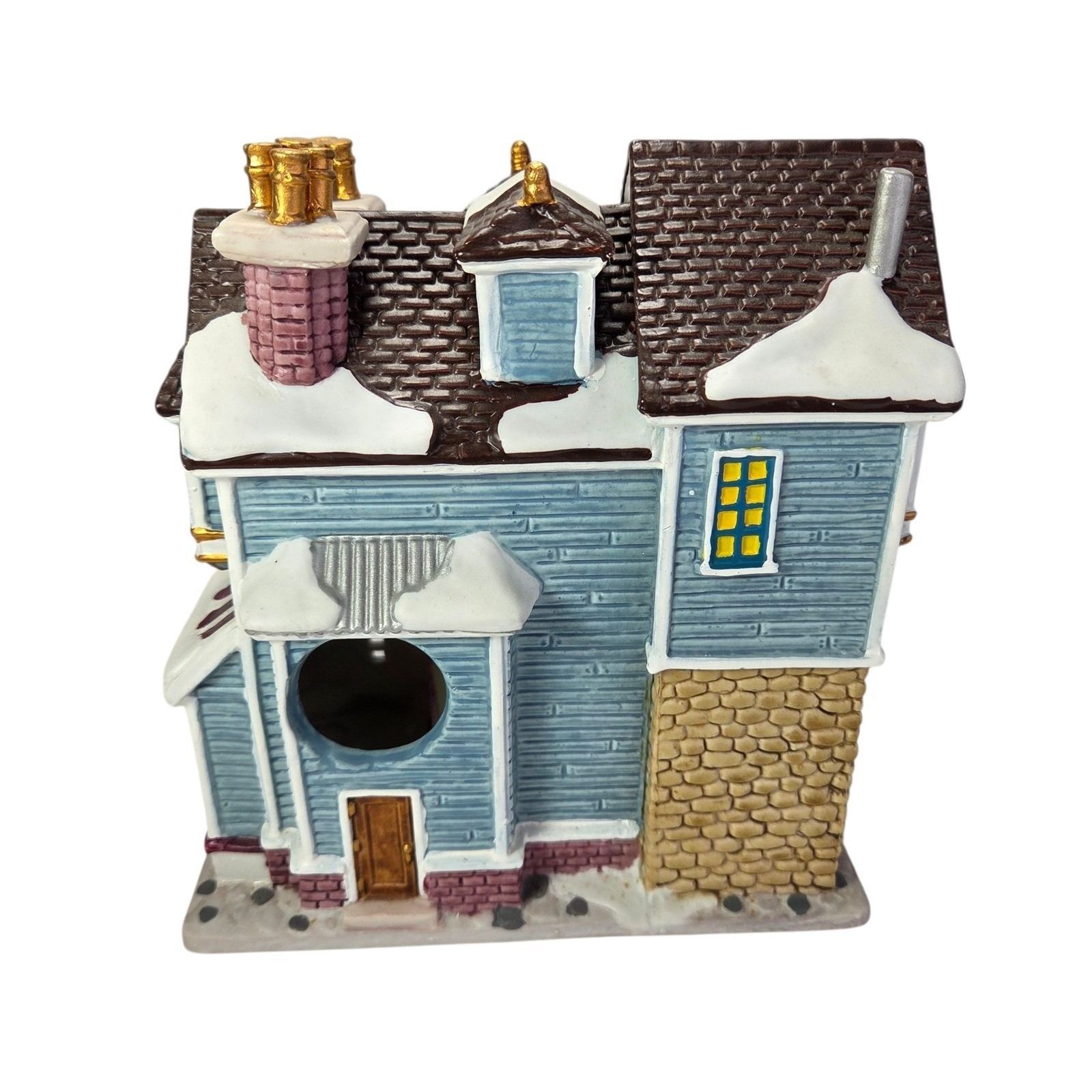 Lemax Plymouth Corners Arlines Pie Shop Lighted Christmas Village House 2002 Vtg
