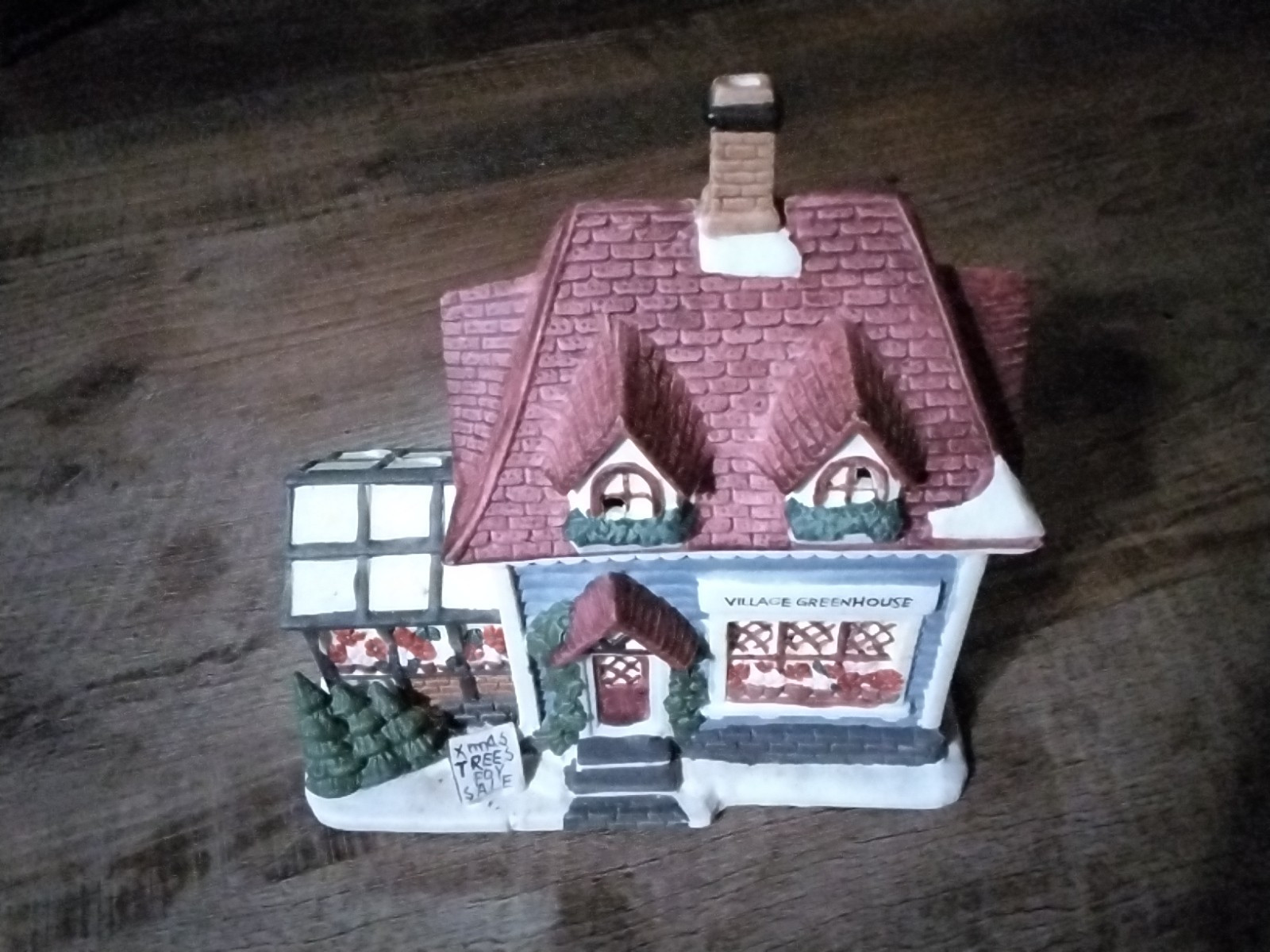 Christmas Village Dickens Collectable 1996 Village Greenhouse NO CHORD
