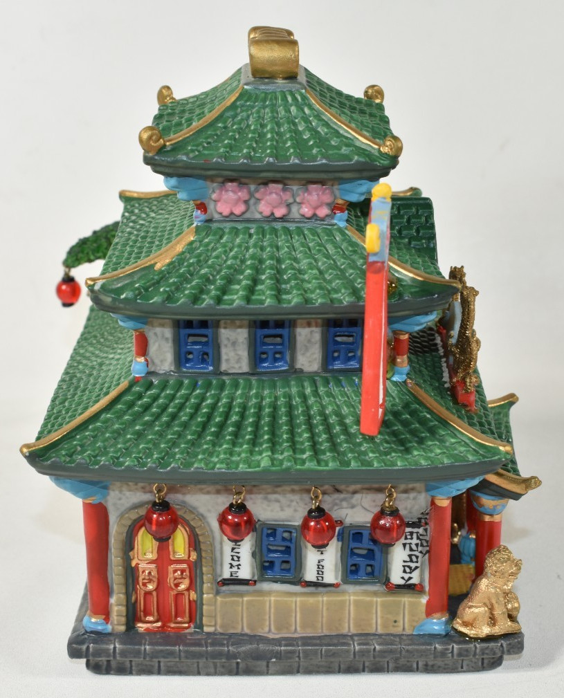 Lemax Caddington Village Cherry Blossom Chinese Restaurant 2005 Light Cord Box