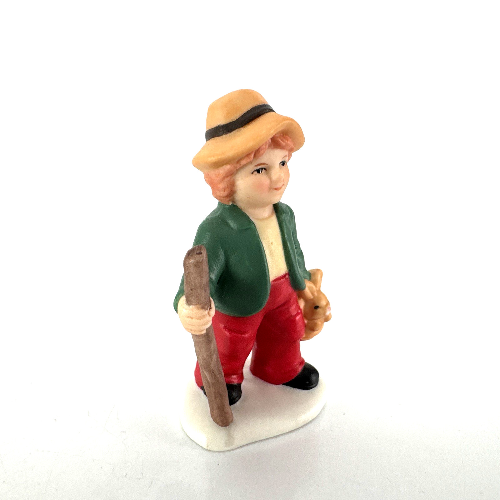Lefton Colonial Village Boy with Walking Stick #10836