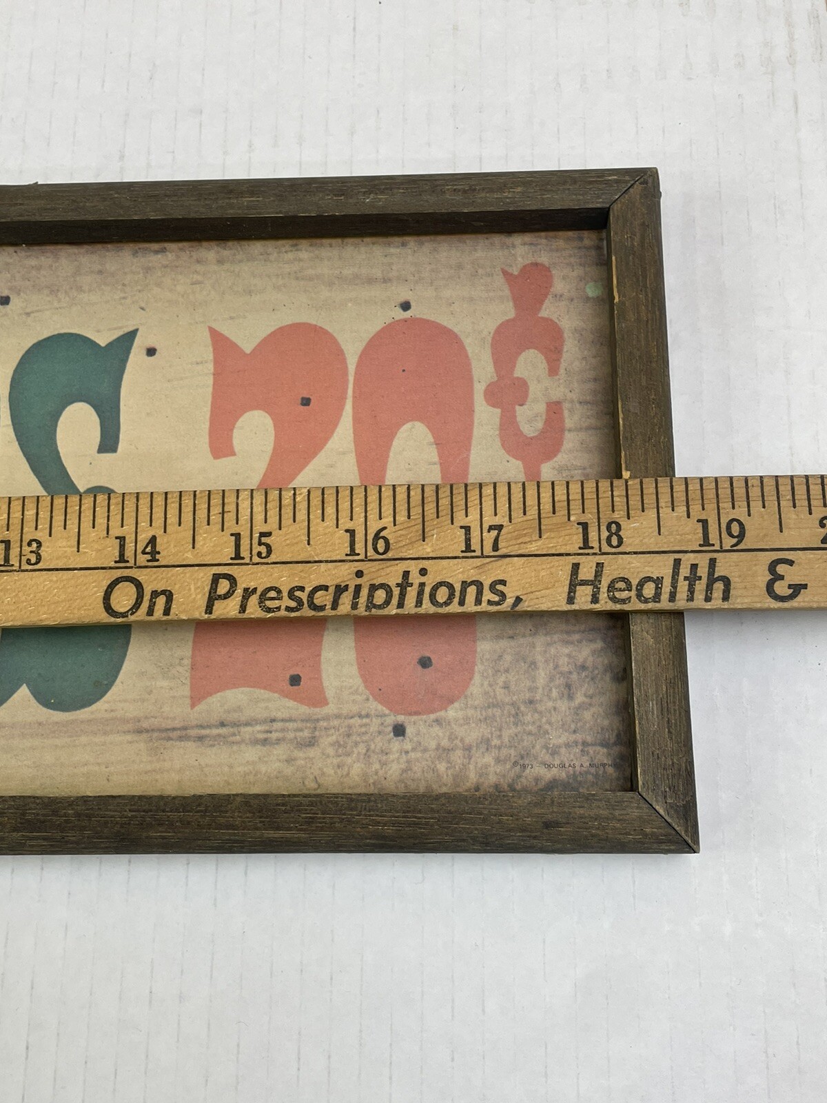 Clean Beds 20cent Painted Board WOOD SIGN PLAQUE