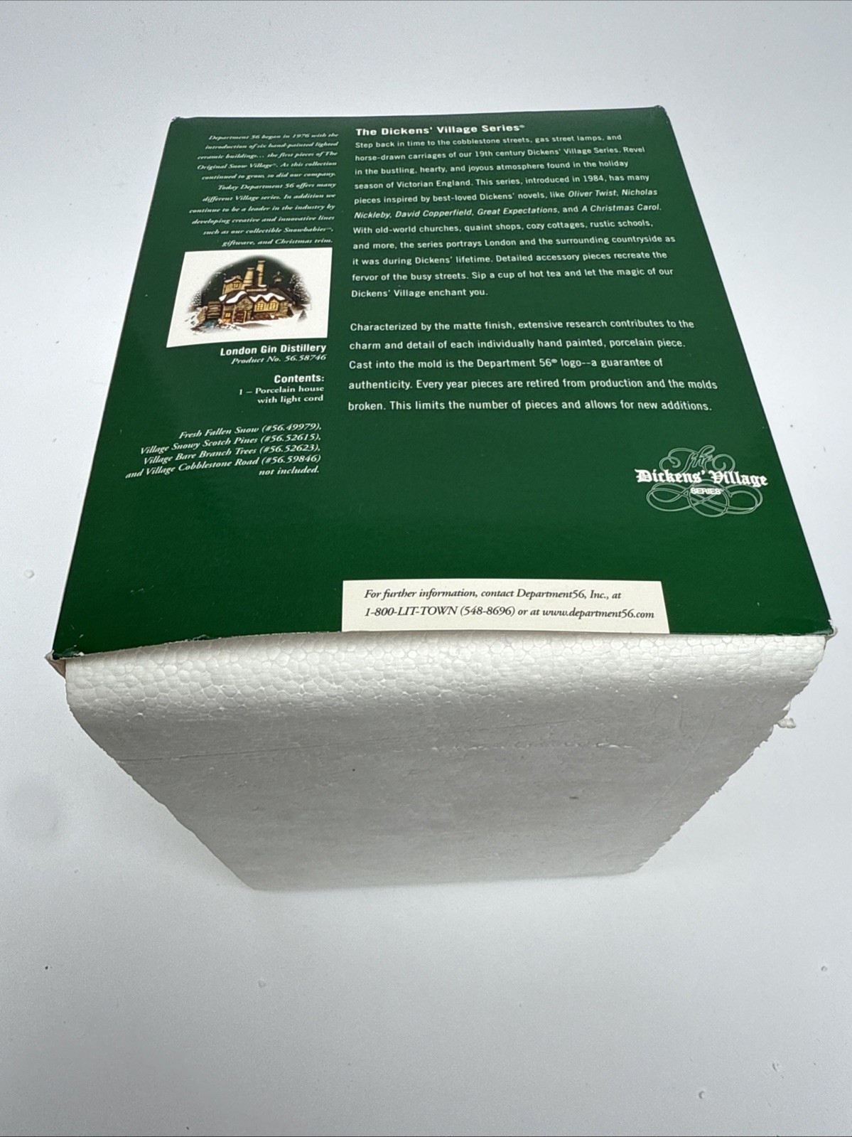 Dept 56 Dickens Village 2005 LONDON GIN DISTILLERY #58746