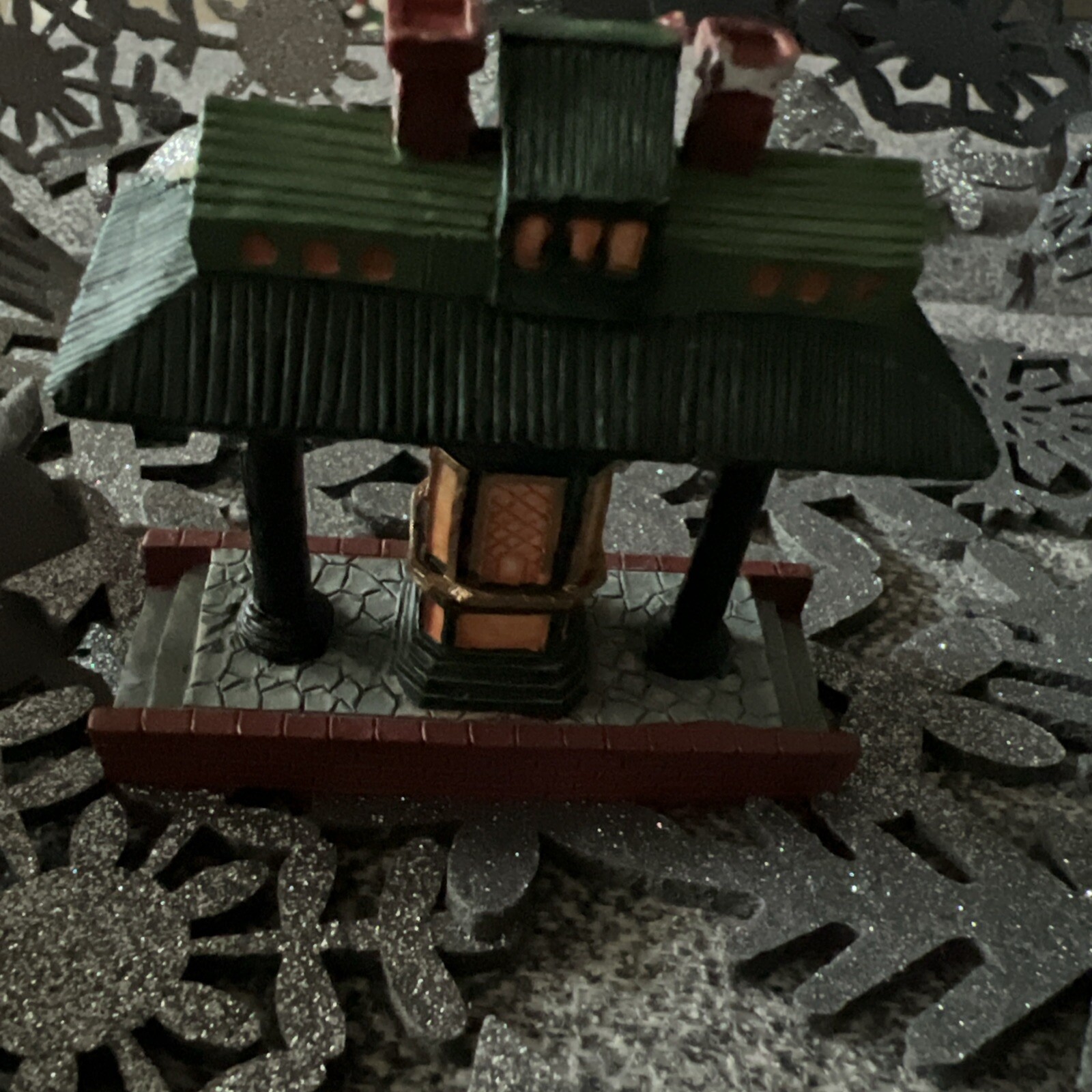 VTG The Christmas House Collection Platform No. 7 Miniature Part Of Village