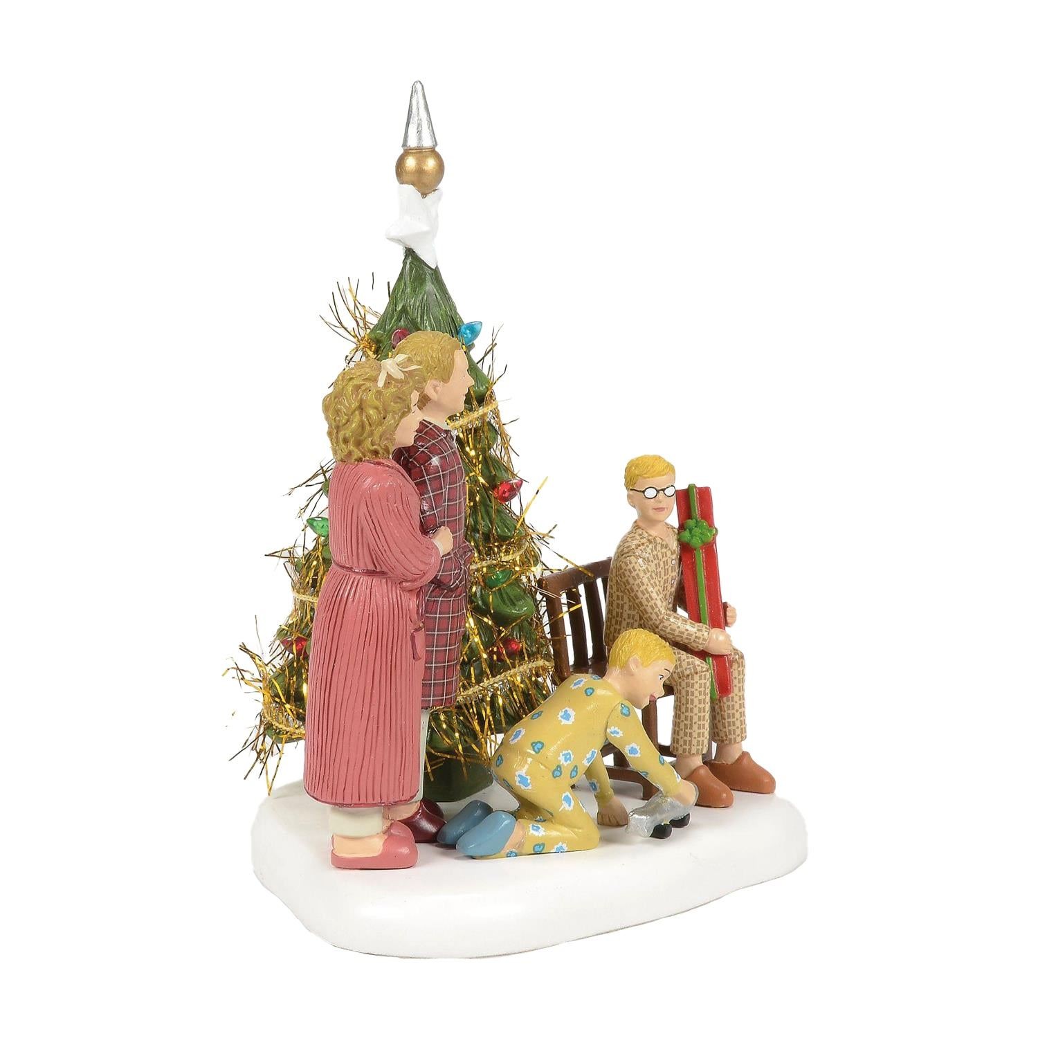 Dept 56 A Christmas Story Village Accessory The Family Opens Their Gifts 6015617