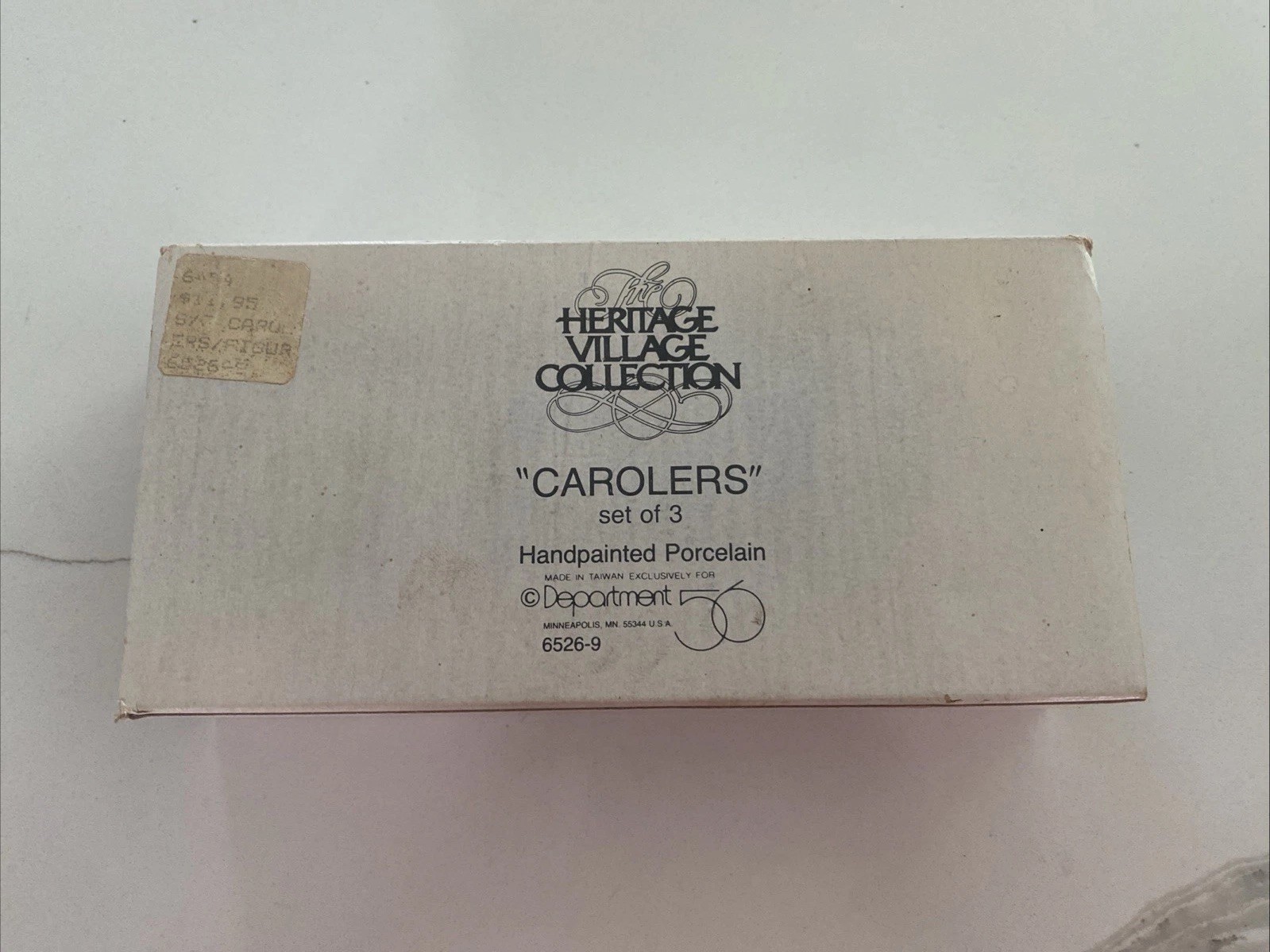Dept. 56 “Carolers” Set of 3 Heritage Village Collection 6526-9, Retired