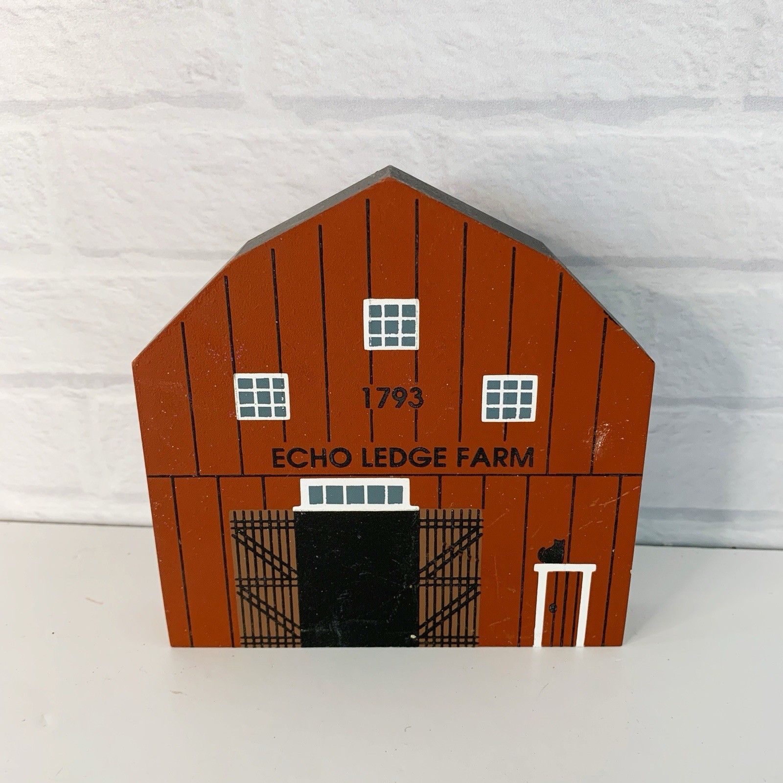 Vtg 1992 The Cat’s Meow American Barn Series Vermont Barn 1793 Echo Ledge Farm