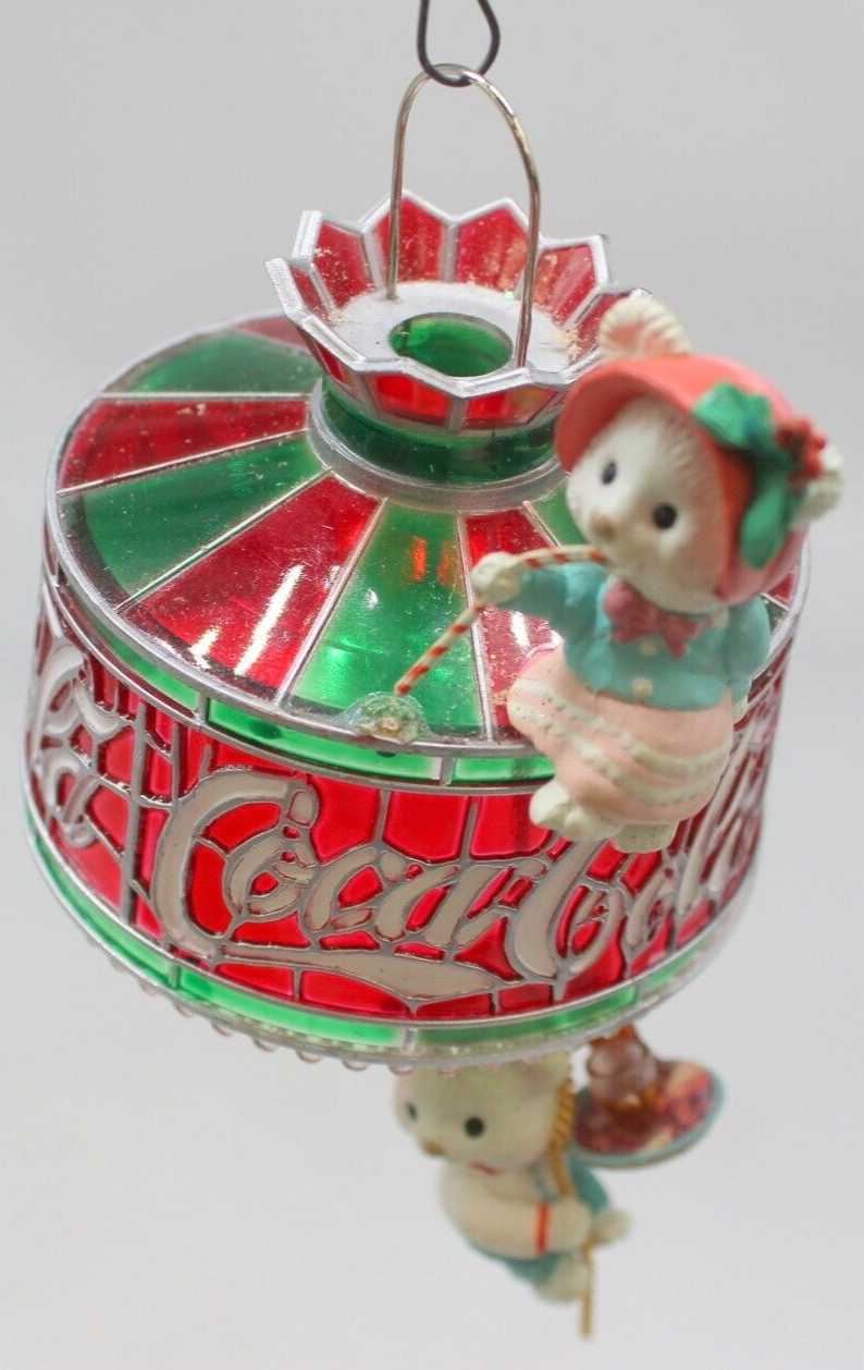 Coca Cola Light Up Your Holidays With Coke Limited Edition Ornament 1993 Bear