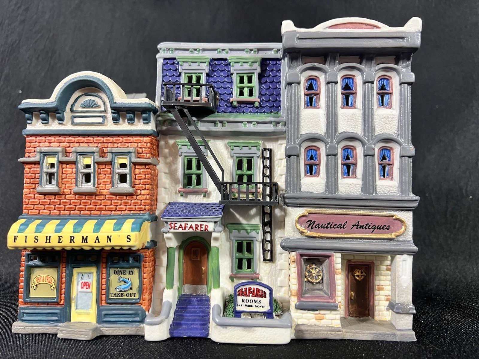 Lemax Village Enchanted Forest / Fisherman’s Seafarer Nautical Antiques Bldg