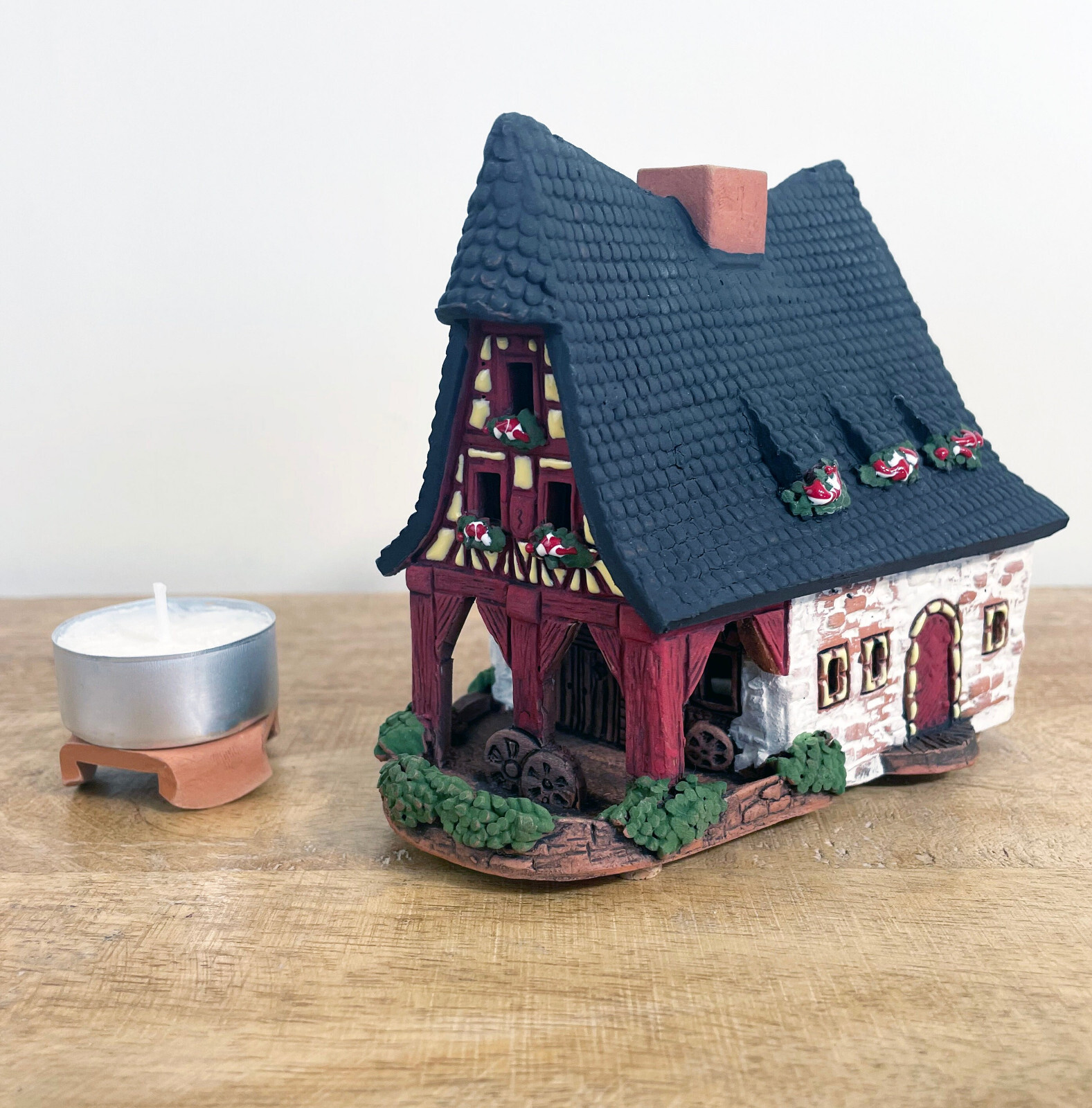 Midene Ceramic House Historical Miniature Old Smithery in Rothenburg, Germany