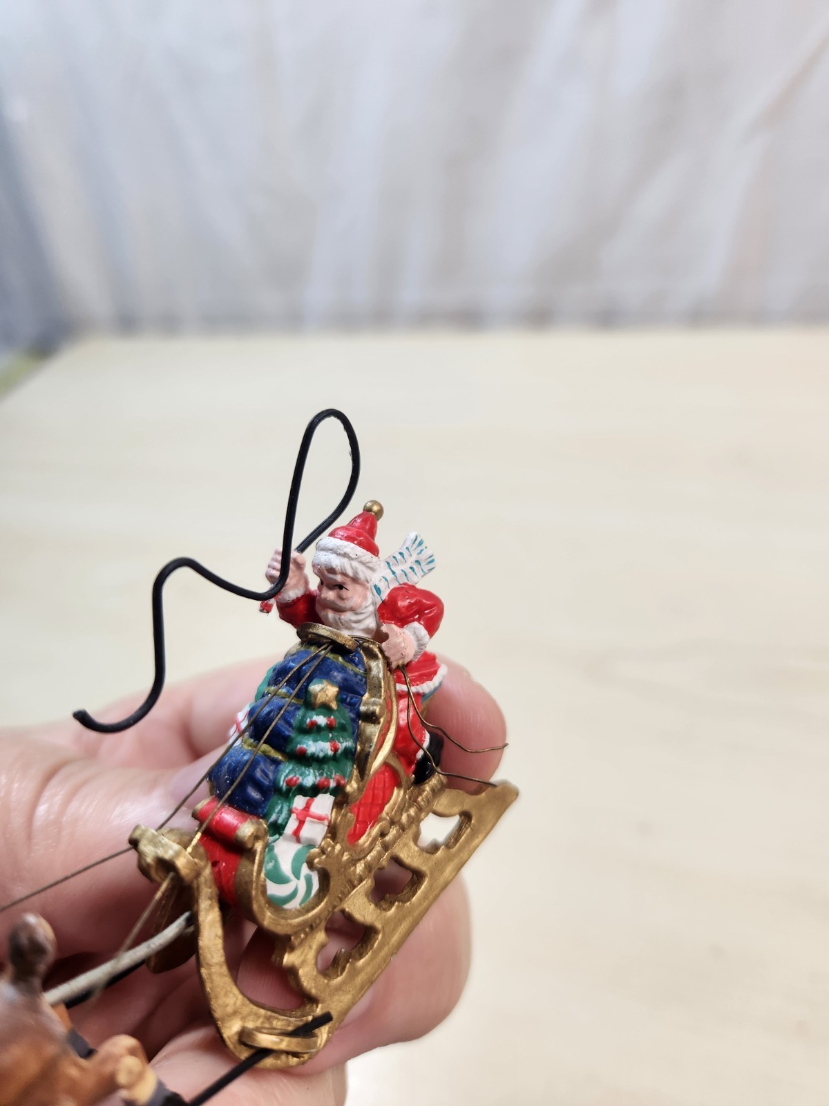 Department 56 Santa Sleigh 8 Reindeer Christmas Figurine Up Up Away Replacement
