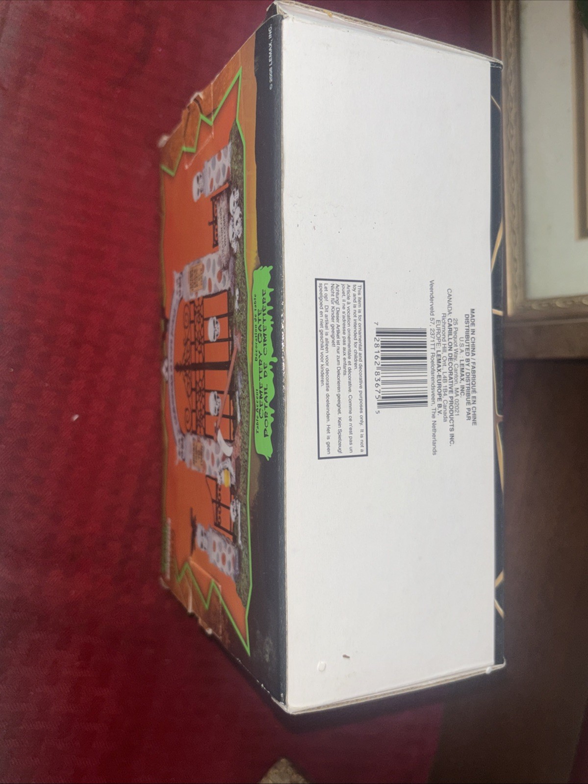 Lemax Spooky Town CEMETERY GATE of Lost Souls Halloween Village 2008 In Box