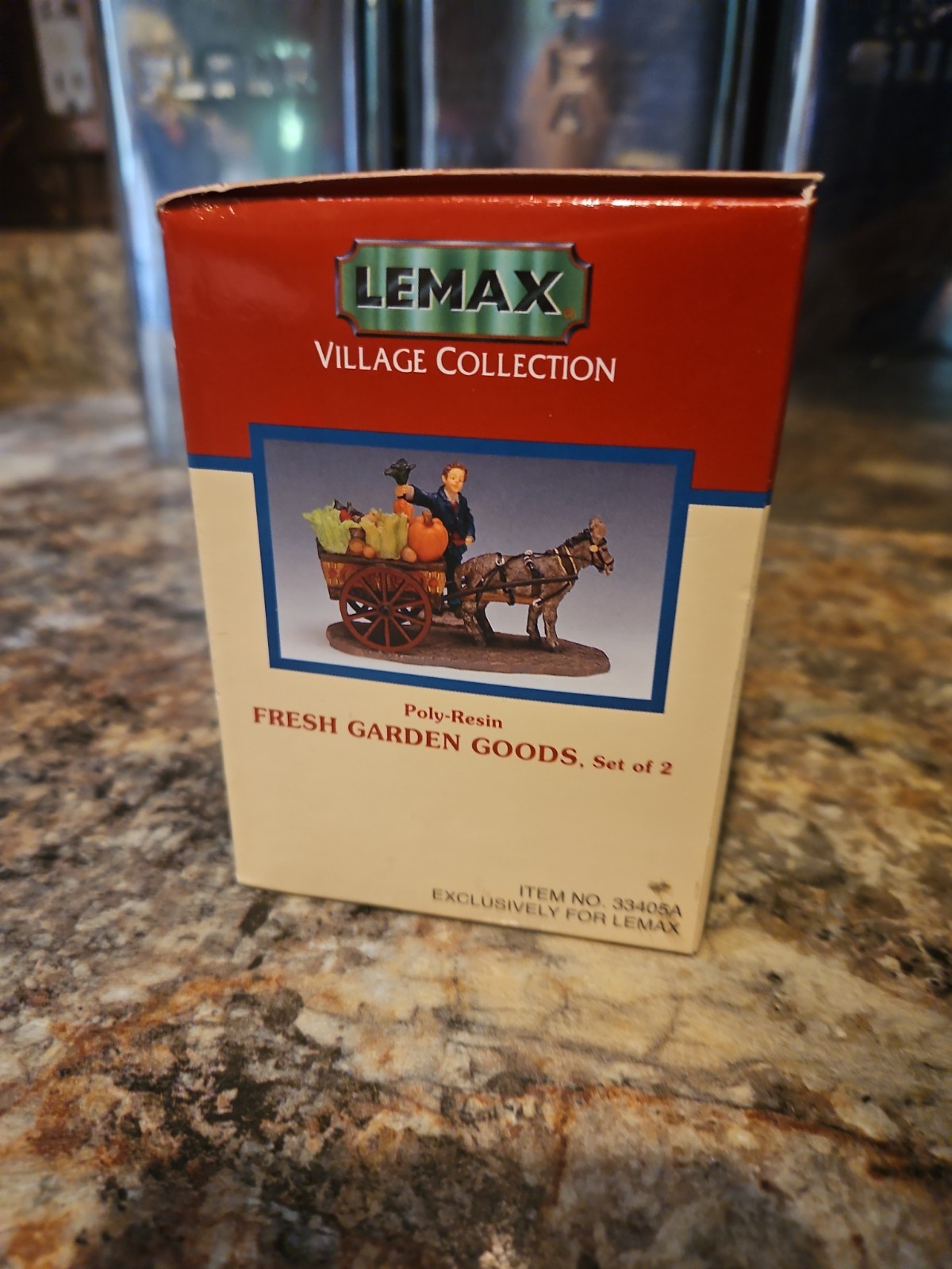 Lemax Village Collection Fresh Garden Goods Retired 2003 Poly Resin