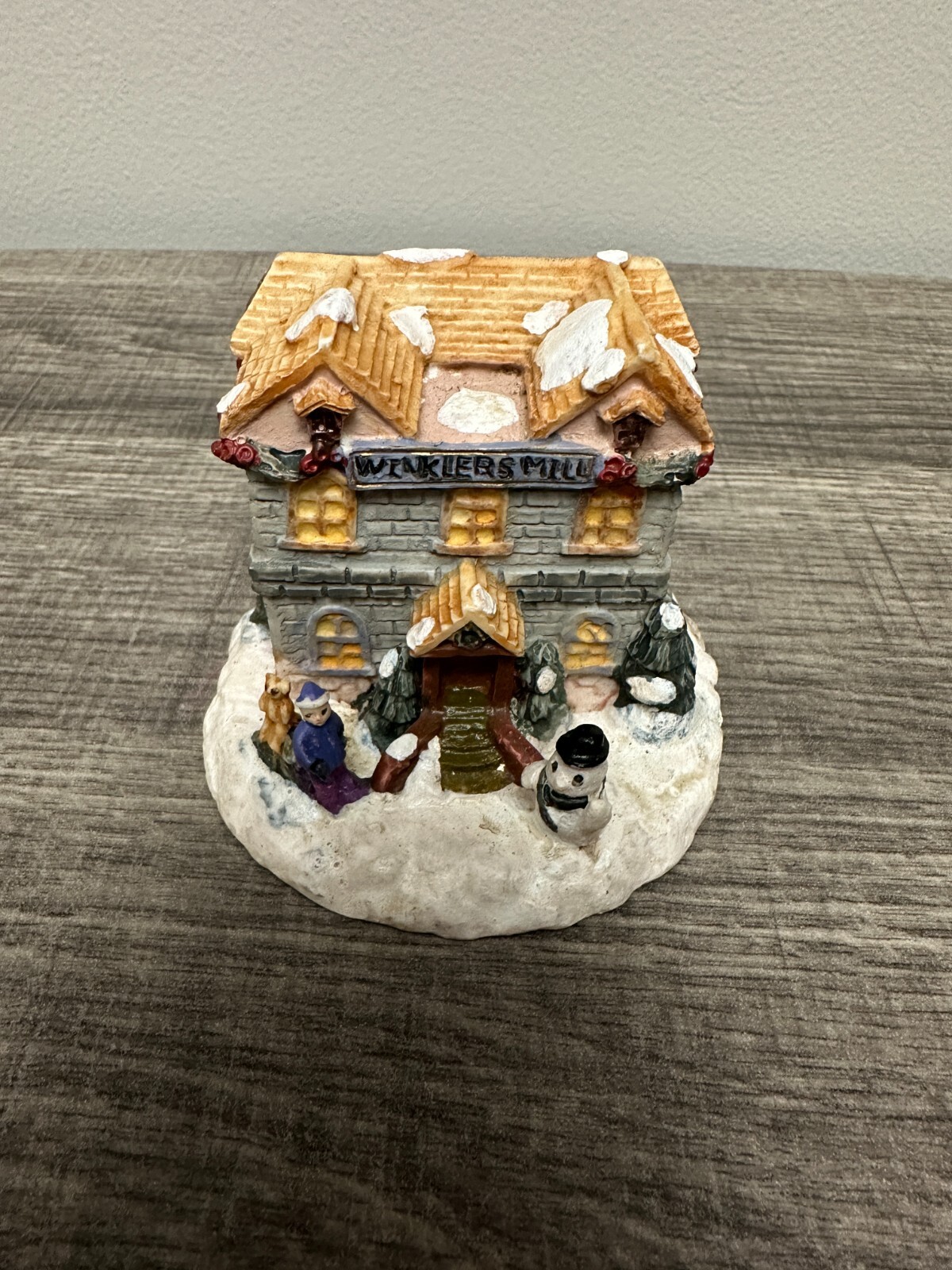 Winsor Collection Winklers Mill Christmas House Collectible Village House
