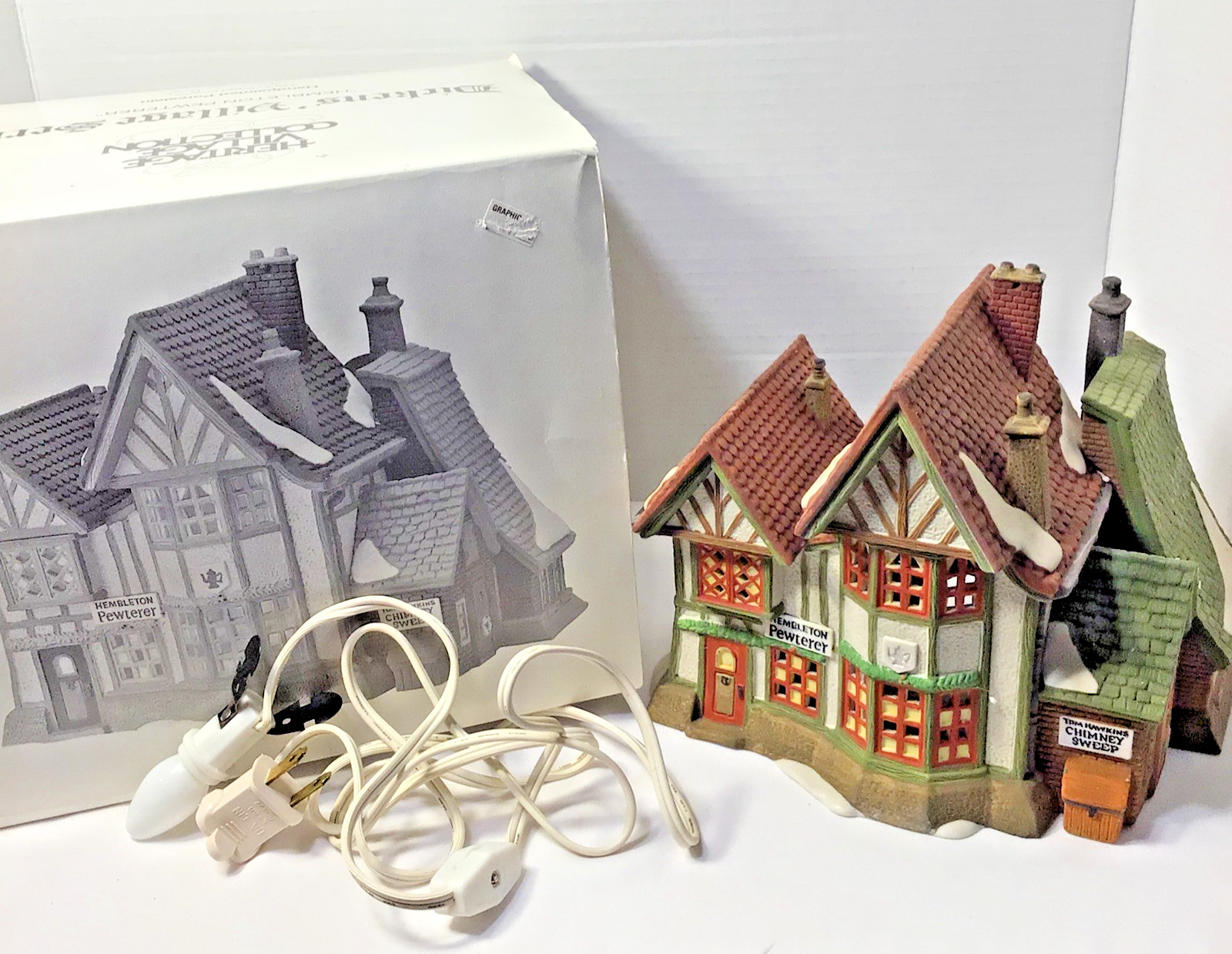 DICKENS’ VILLAGE SERIES “HEMBLETON PEWTERER” – 1992-1995