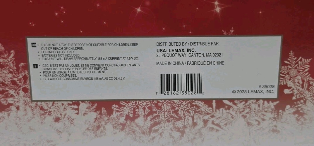 Lemax THE HOLLY JOLLY HOTEL #35028 ~ 2023 Village Facade LED Lit Scene