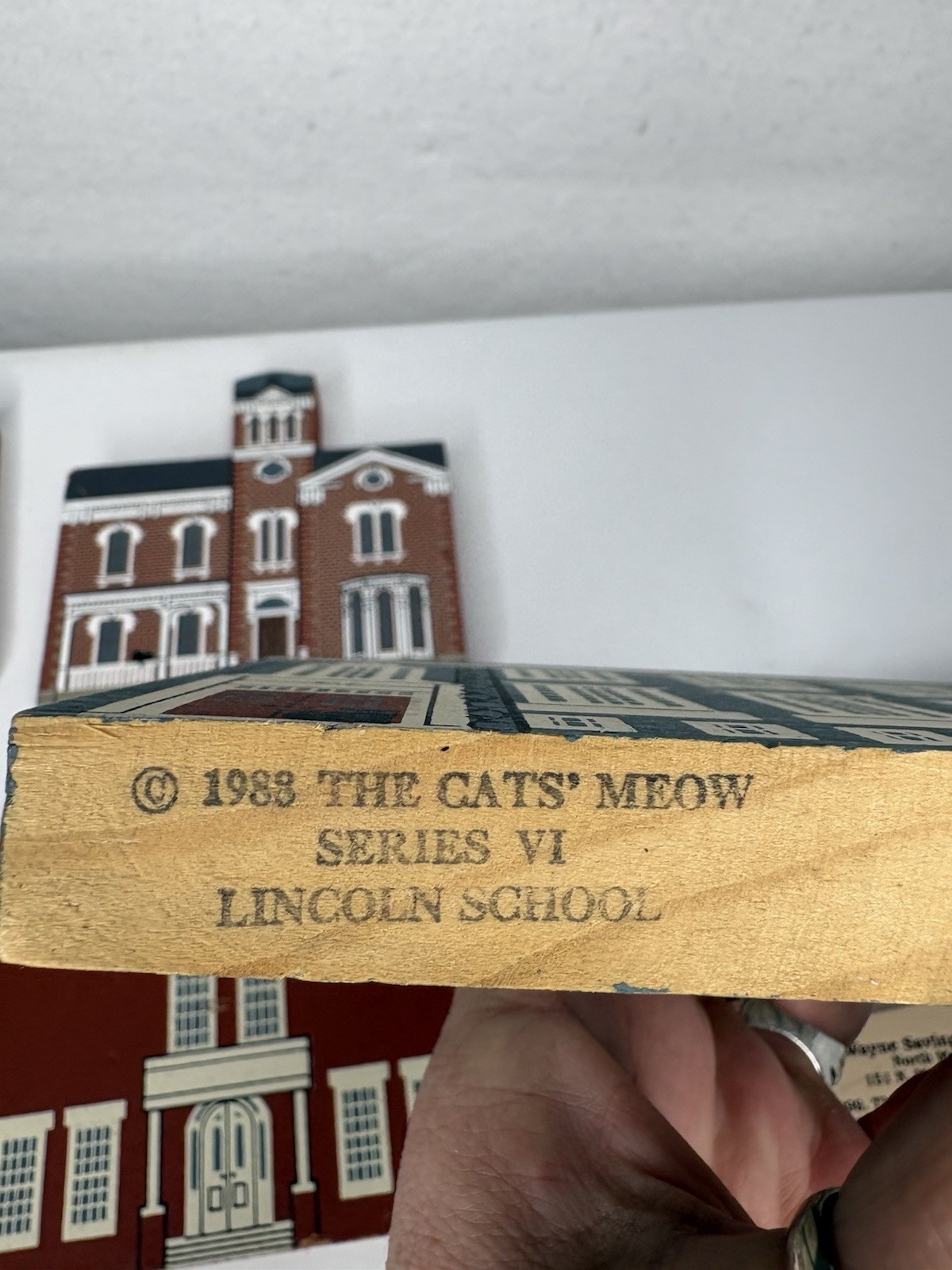 Cat’s Meow Village Building Lot Houses School Bank Faline Signed 1988–1999