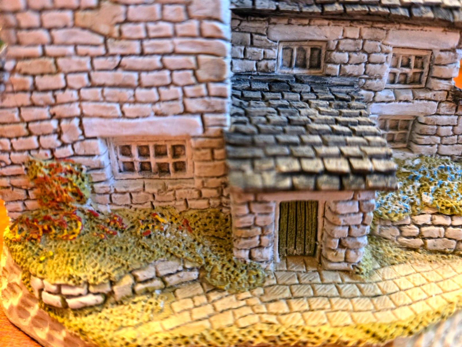David Winter Handmade Hand Painted Stonecutter Cottage ’89 John Hine LTD No Box