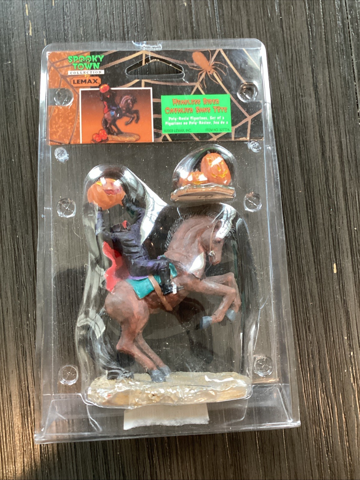 Vintage Lemax Spooky Town Collection ‘Headless Rider’ Halloween Decor