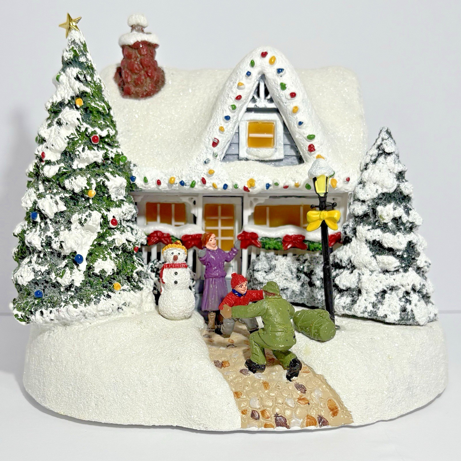 Thomas Kinkade Studios Teleflora “Hero’s Welcome” Lighted 2020
