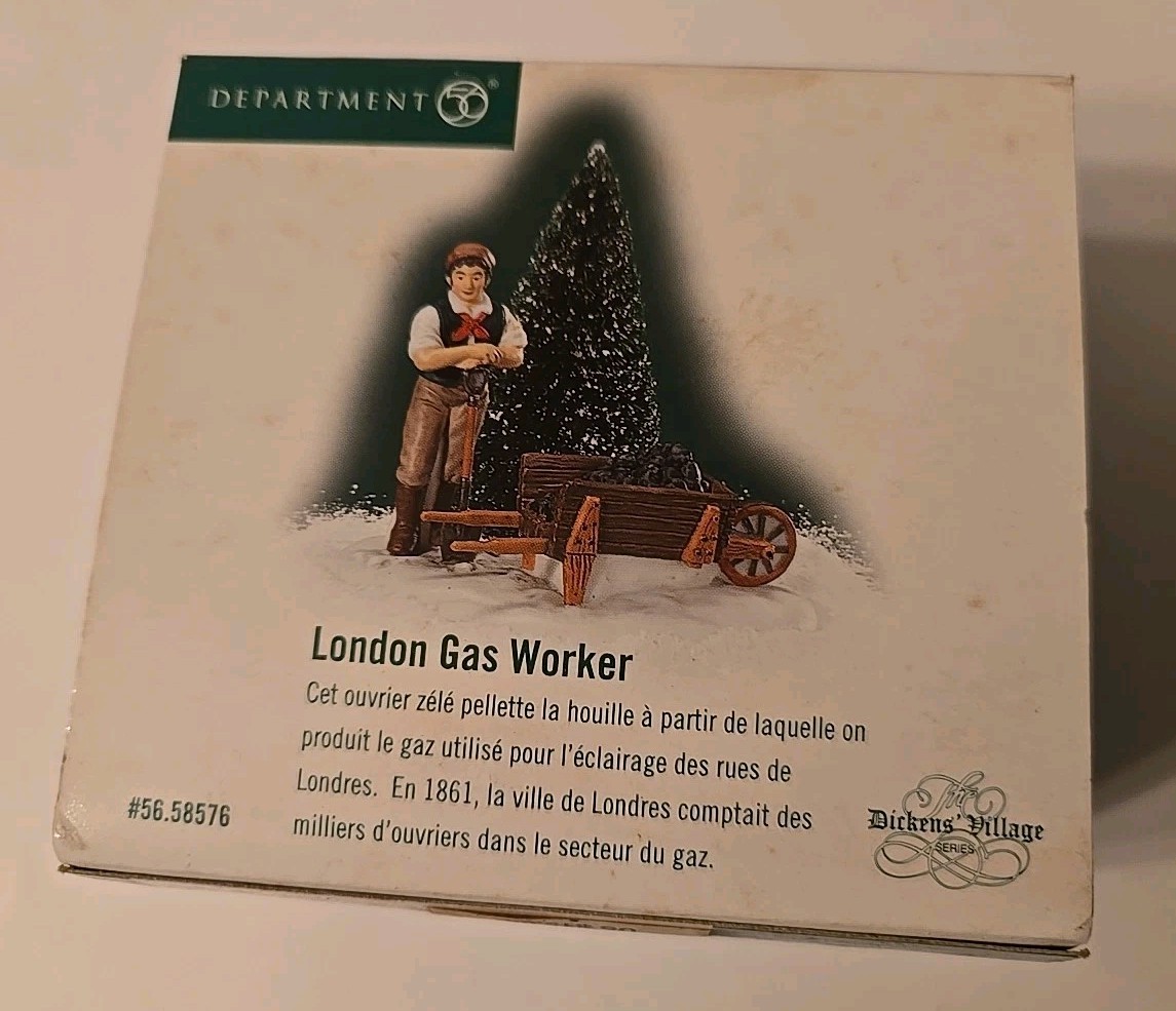 Department 56, London Gas Worker, Dickens Village (58576) Accessories