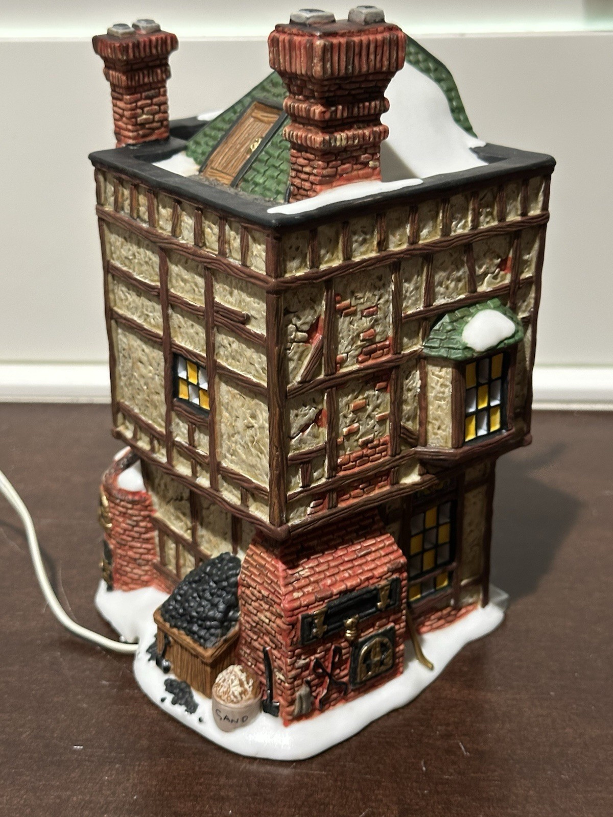 NEW Department 56 Dickens Village William & Robert Glaser, Stained Glass