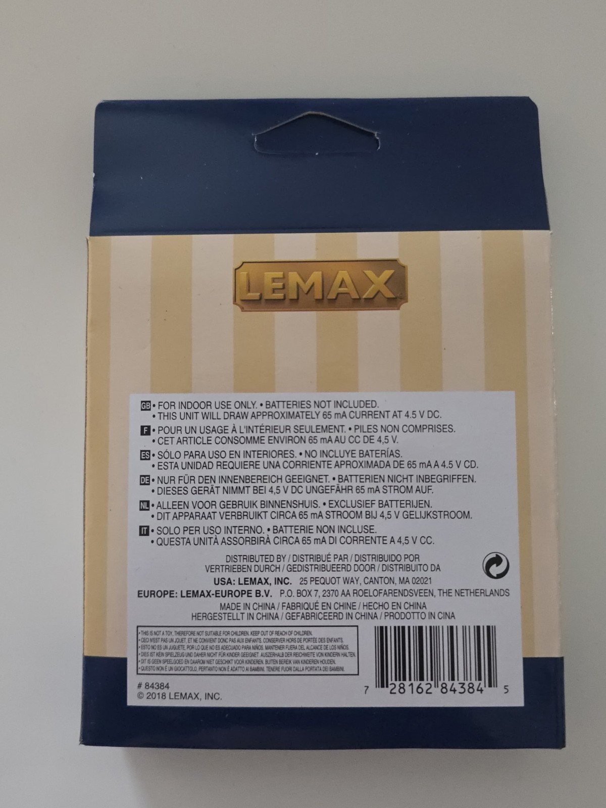 Lemax 20 Super Bright Multi-Color Flashing Light String #84384