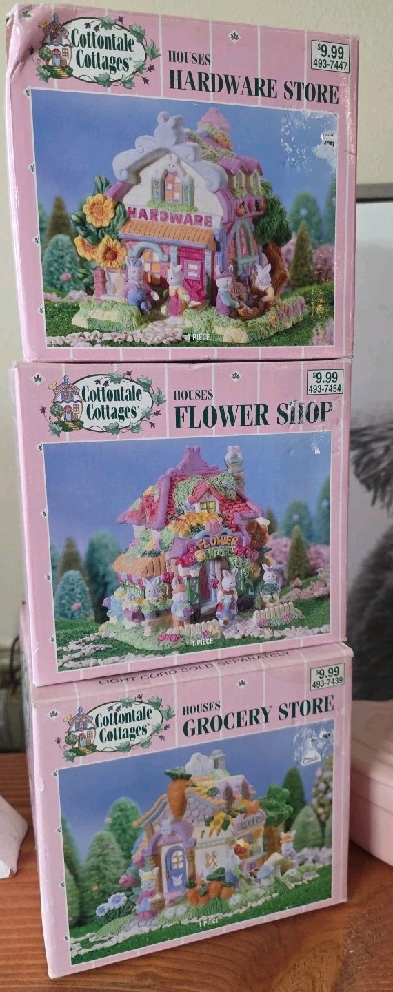 Cottontale Cottages Houses The Grocery Store, The Flower Shop & The Hardware…