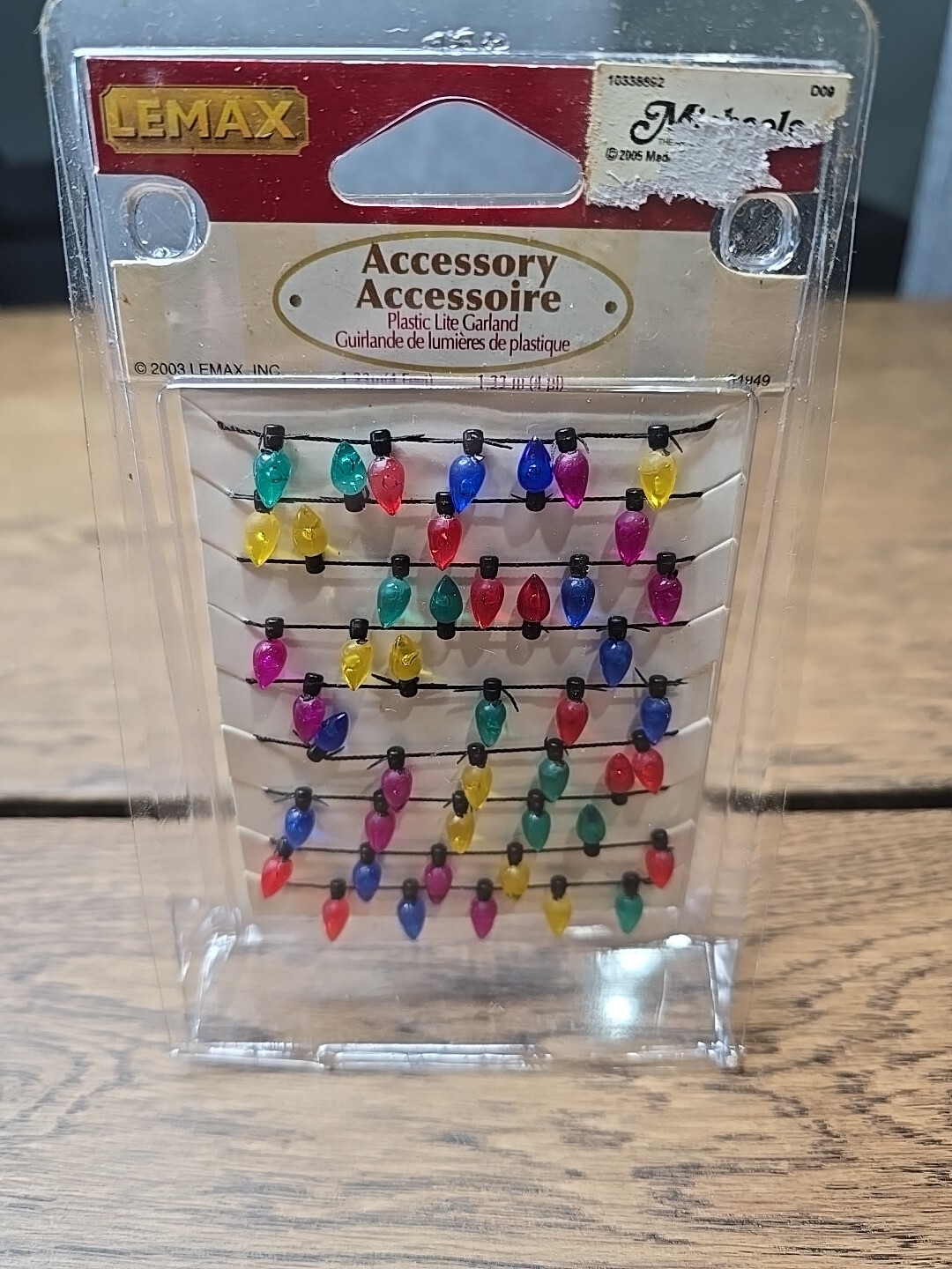 Lemax Village Plastic Lite Garland Accessory Figurine #34949