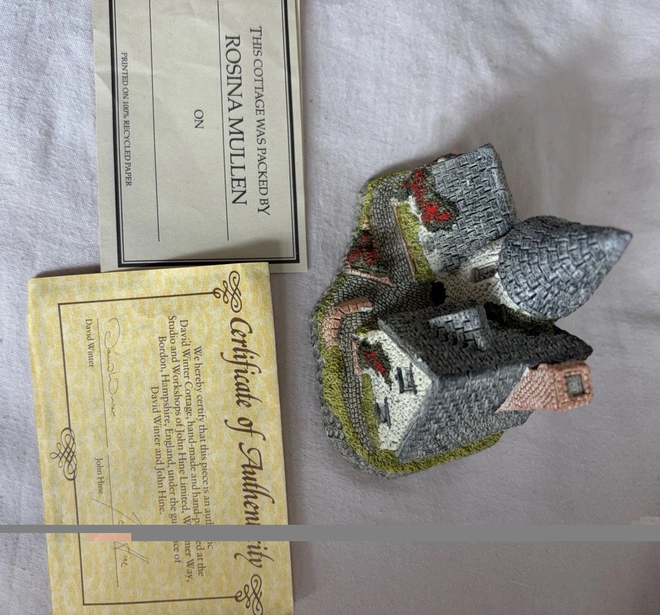 Vicarage By David Winter 1985 An Original Box And Original Price Tag