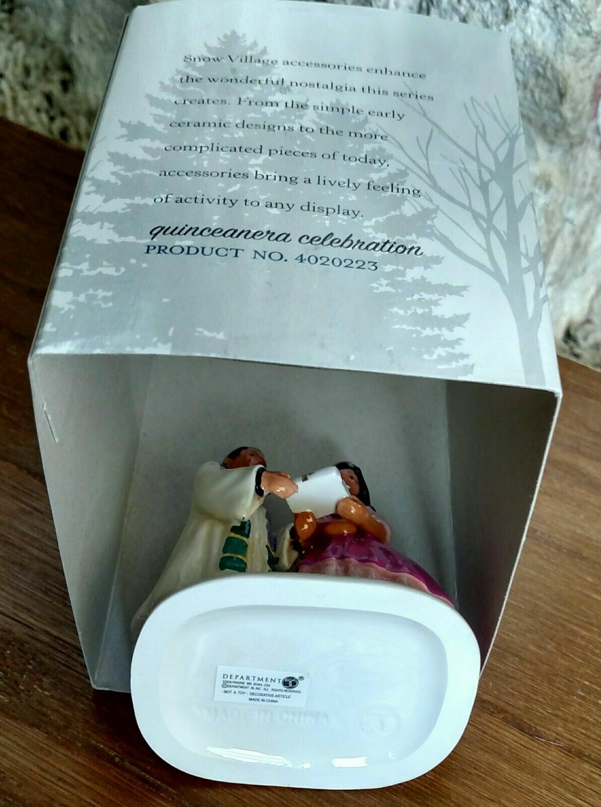 Quinceanera Celebration #4020223 Snow Village Department 56 -BUYER GUARANTEE