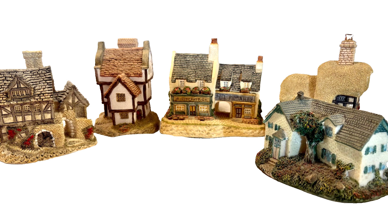 Vintage Lot of 5 David Winter Cottages Collection – 1980-1985