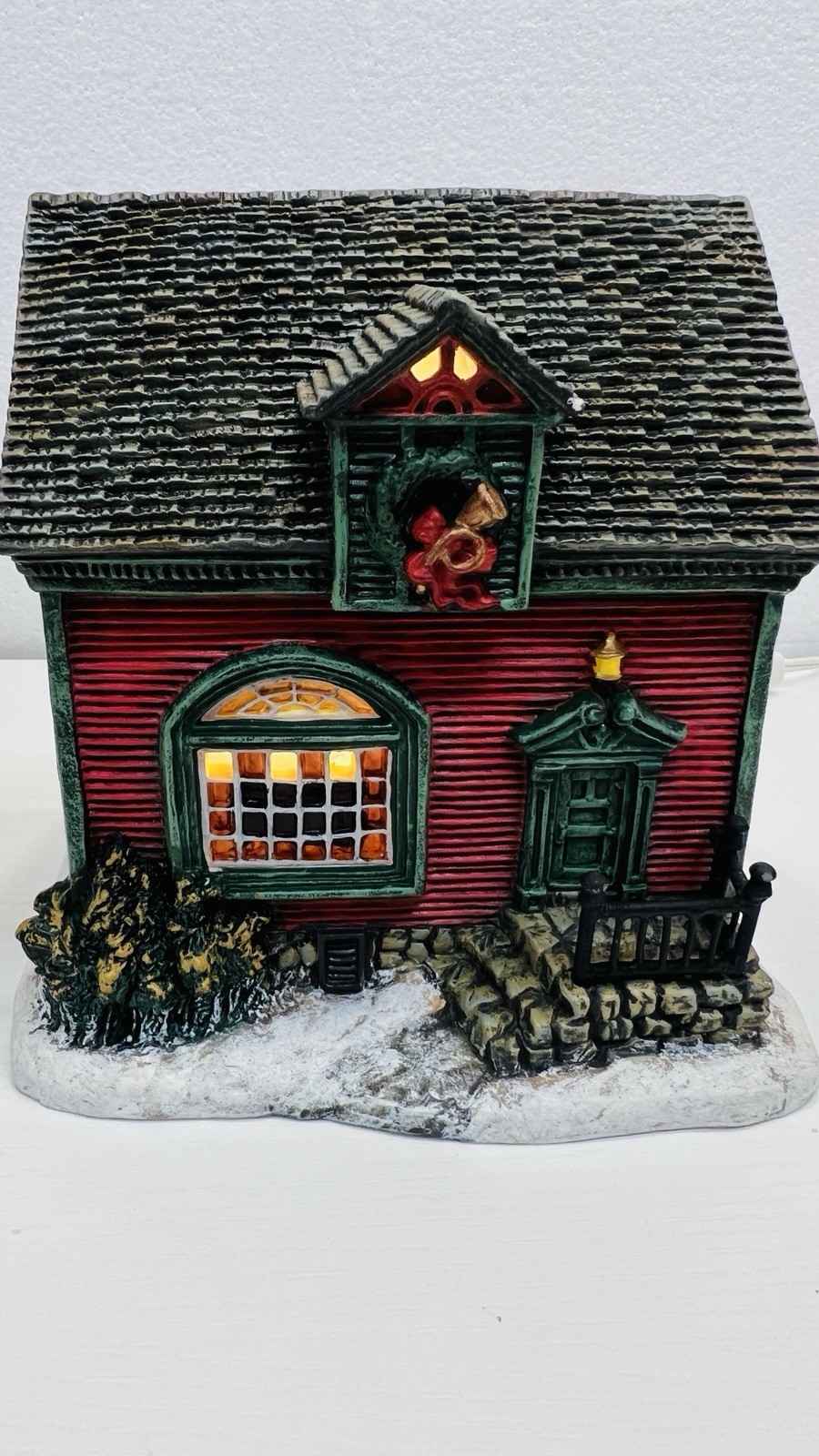 Lang & Wise Folk Art Villages The Joy Of Christmas “Cabinet Shop” 1997 Excellent