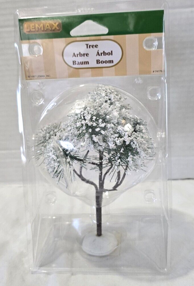 LEMAX TREE #74175 ARBRE MOUNTAIN PINE, MEDIUM CHRISTMAS VILLAGE 1997