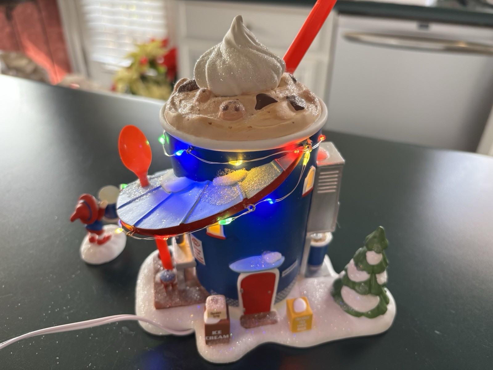 Dept 56 FORECASTING A BLIZZARD Dairy Queen North Pole Series 2 Pc Set New 2025